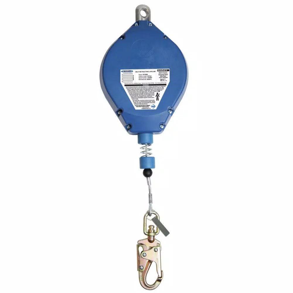 Werner AutoCoil 2 60 ft. Steel Cable Self Retracting Lifeline