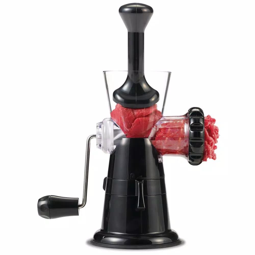 Starfrit Manual Meat Grinder with Suction Base and Stainless Steel Blades