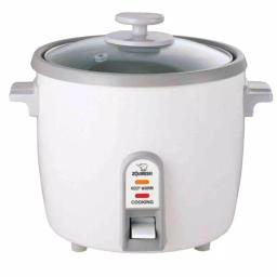 Zojirushi 6-Cup White Rice Cooker and Steamer with Stainless Steel Steaming Tray thumbnail 1