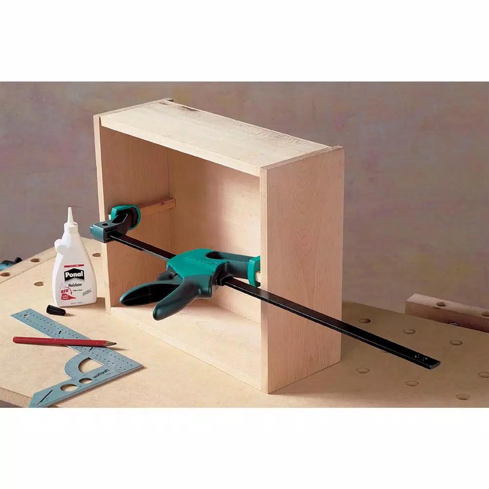 Wolfcraft AccuGrip 12 in. One-Hand Bar Clamp and 20 in. Spreader