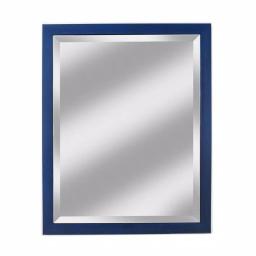 Alpine Art & Mirror Harbour Weathered Blue Beveled Glass Accent Mirror, 33 x 33 in. thumbnail 1
