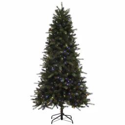 Unbranded 9 ft. Braxton Pre-Lit Color Changing Artificial Christmas Tree with 900 Micro Dot LED Lights thumbnail 5