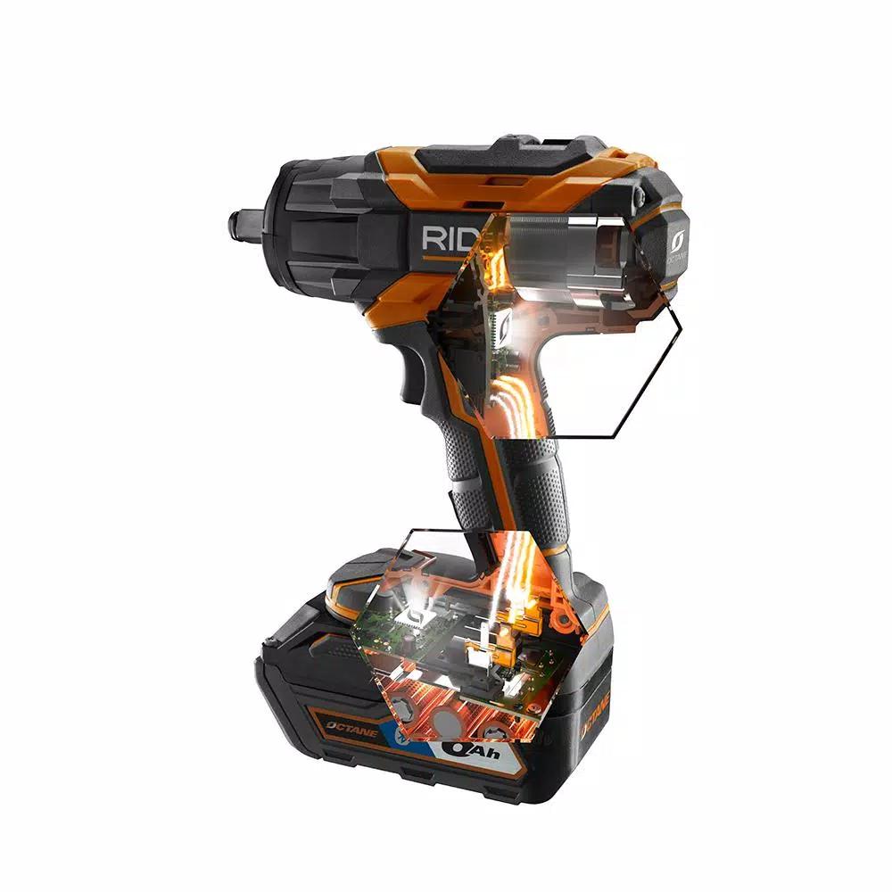 RIDGID 18V OCTANE Brushless 1/2 in. Cordless Hammer Drill/Driver (Tool Only)