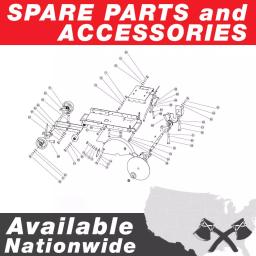 Tomahawk Power TFS18H 18 in. Walk Behind Concrete Saw with 13 HP Honda GX390 Engine thumbnail 2