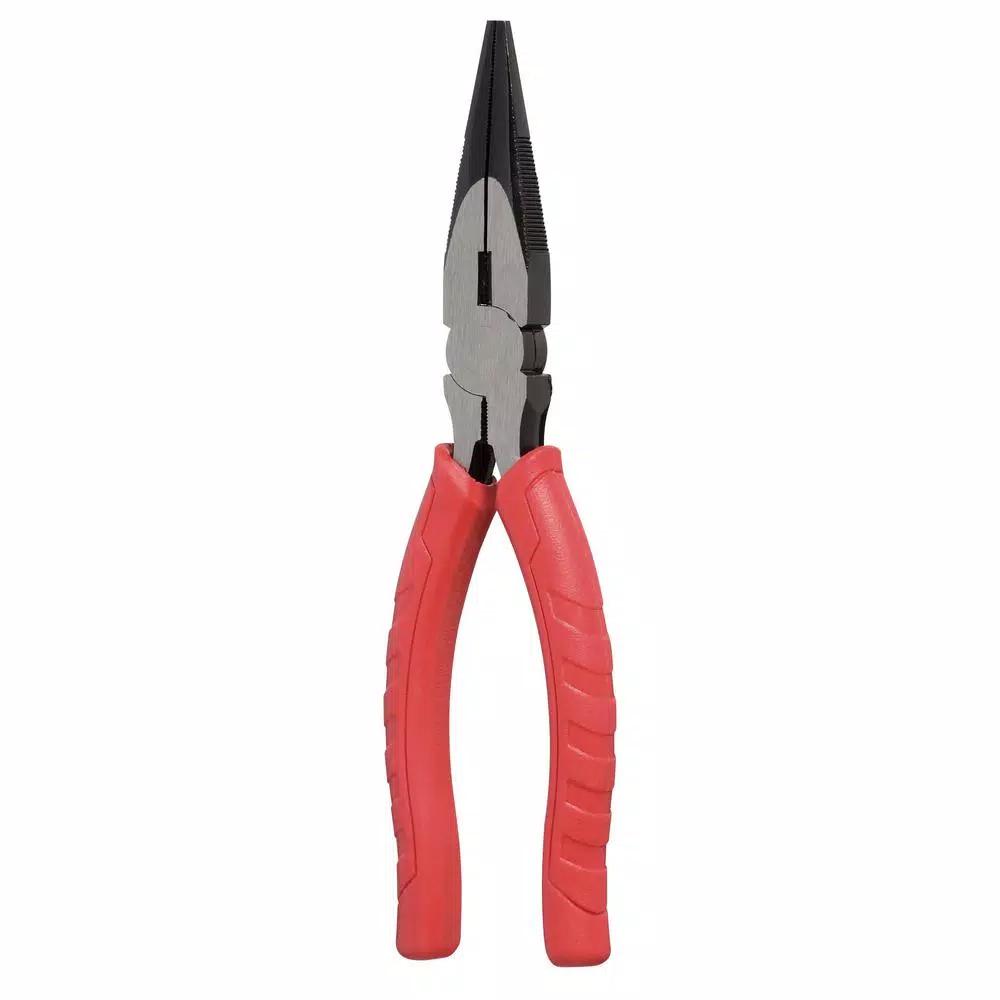 Milwaukee 3-Piece Pliers Set: 6-in-1 Wire Strippers, High Leverage Lineman's, and Long Nose Pliers