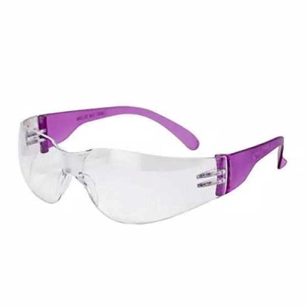 Safe Handler Hyline Safety Glasses with Anti-Scratch Clear Lenses, 12-Pair Assorted Color Pack
