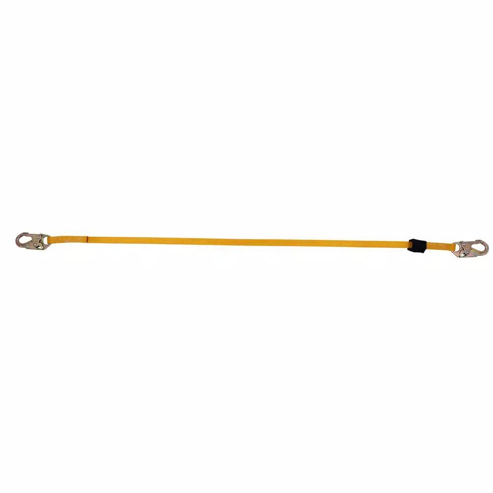 WERNER Upgear 6 ft. Web Positioning Lanyard with 2 Steel Double Locking Snap Hooks