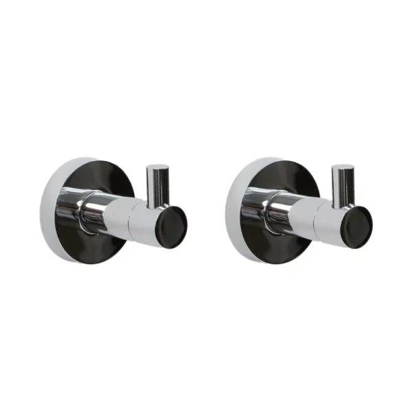 Italia Venezia 2-Piece Polished Chrome Bathroom Hardware Set