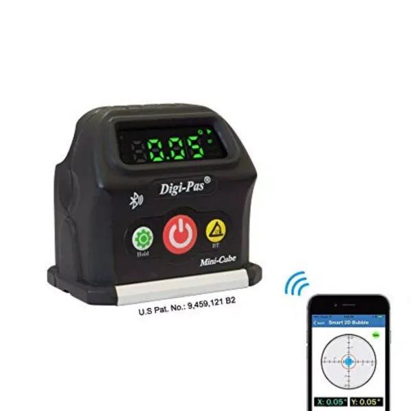 Digi-Pas Smart Mini-Cube 2-Axis Wireless Digital Level with Bluetooth