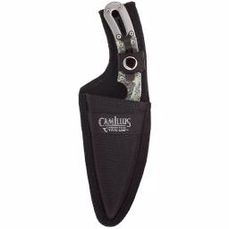 Camillus Dominator 2.25 in. Stainless Steel Drop Point Fixed Blade Knife with Aluminum Handle and Sheath thumbnail 3