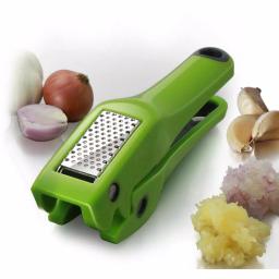 Simposh Garlic Press - Green Ergonomic Mincer and Crusher with Removable Stainless Steel Plate thumbnail 10