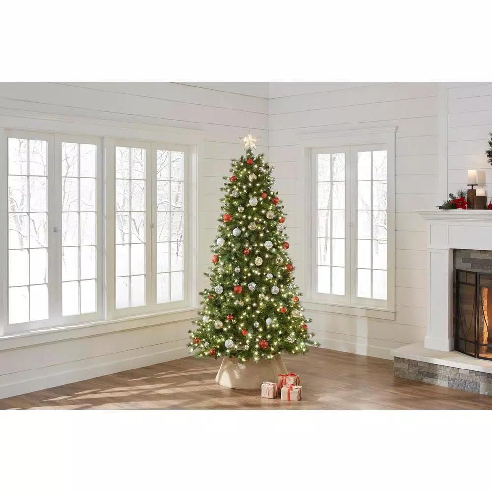 Unbranded 9 ft. Braxton Pre-Lit Color Changing Artificial Christmas Tree with 900 Micro Dot LED Lights