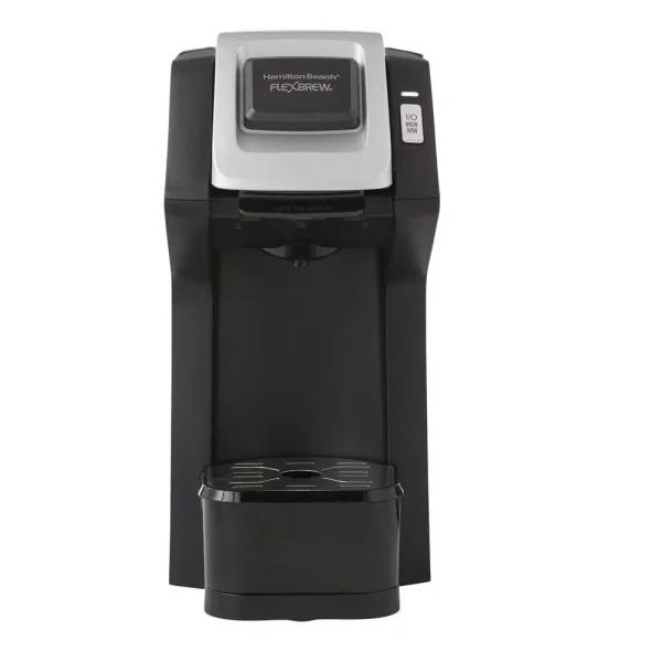Hamilton Beach FlexBrew Black Single Serve Coffee Maker - Brews K-Cup Pods & Ground Coffee