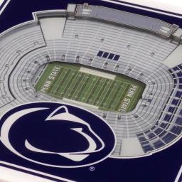 YouTheFan NCAA Penn State Nittany Lions StadiumViews 3D Acrylic Coasters, 2-Pack thumbnail 4