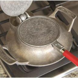 Nordic Ware Norwegian Krumkake and Pizzelle Iron - Dual Pattern Cookie Maker thumbnail 2