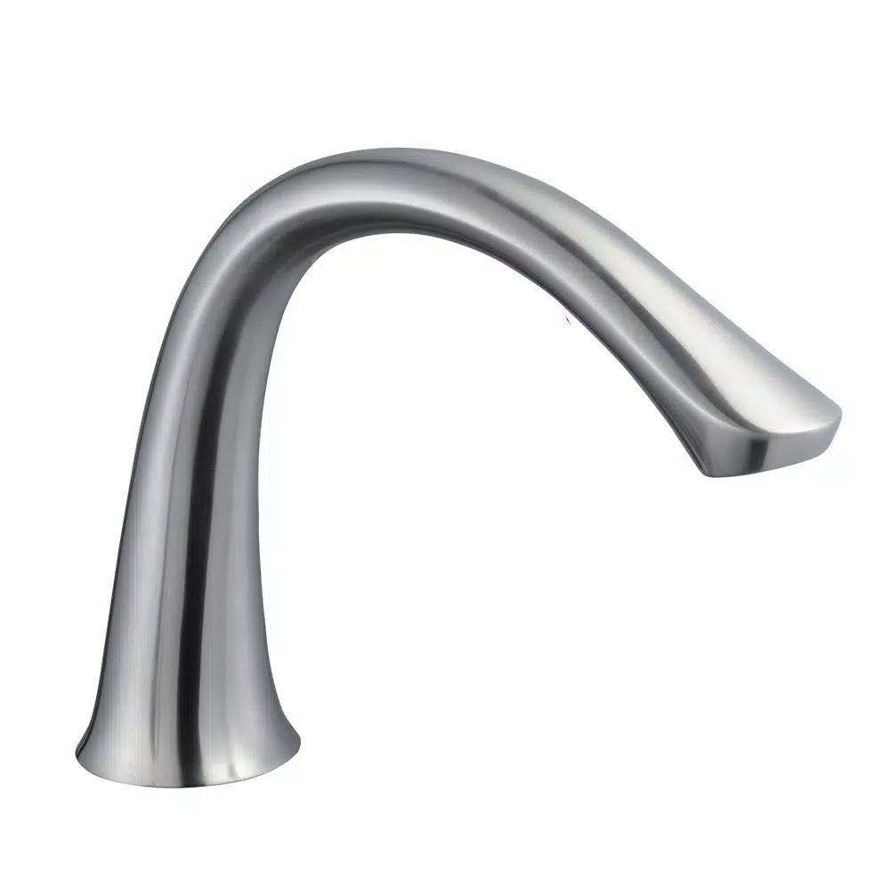 Glacier Bay Edgewood 2-Handle Deck-Mount Roman Tub Faucet, Brushed Nickel