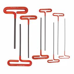 Bondhus 8-Piece Metric Hex End Cushion Grip Loop T-Handle Screwdriver Set with ProGuard thumbnail 1