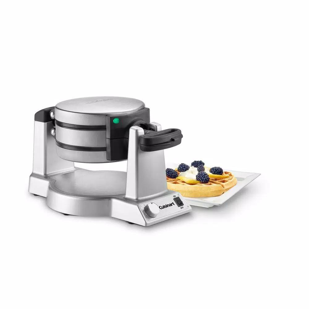 Cuisinart Belgian Waffle Maker, Stainless Steel Flip Waffle Iron with 6 Browning Settings