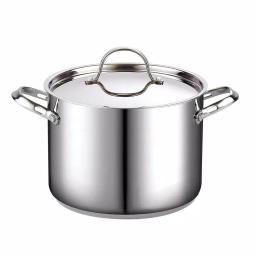 Cooks Standard 8 Qt. Stainless Steel Stock Pot with Lid thumbnail 1