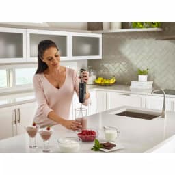 Braun MultiQuick 7 MQ725 SmartSpeed 400W Immersion Hand Blender with Chopper and Whisk, Black/Stainless Steel thumbnail 7