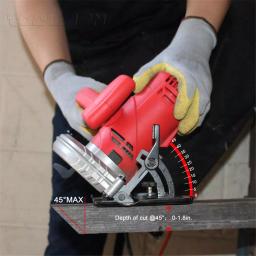 Boyel Living 12 Amp 7-1/4 in. Corded Circular Saw with Dual-Grip Handle and Bevel Cut Capability thumbnail 6