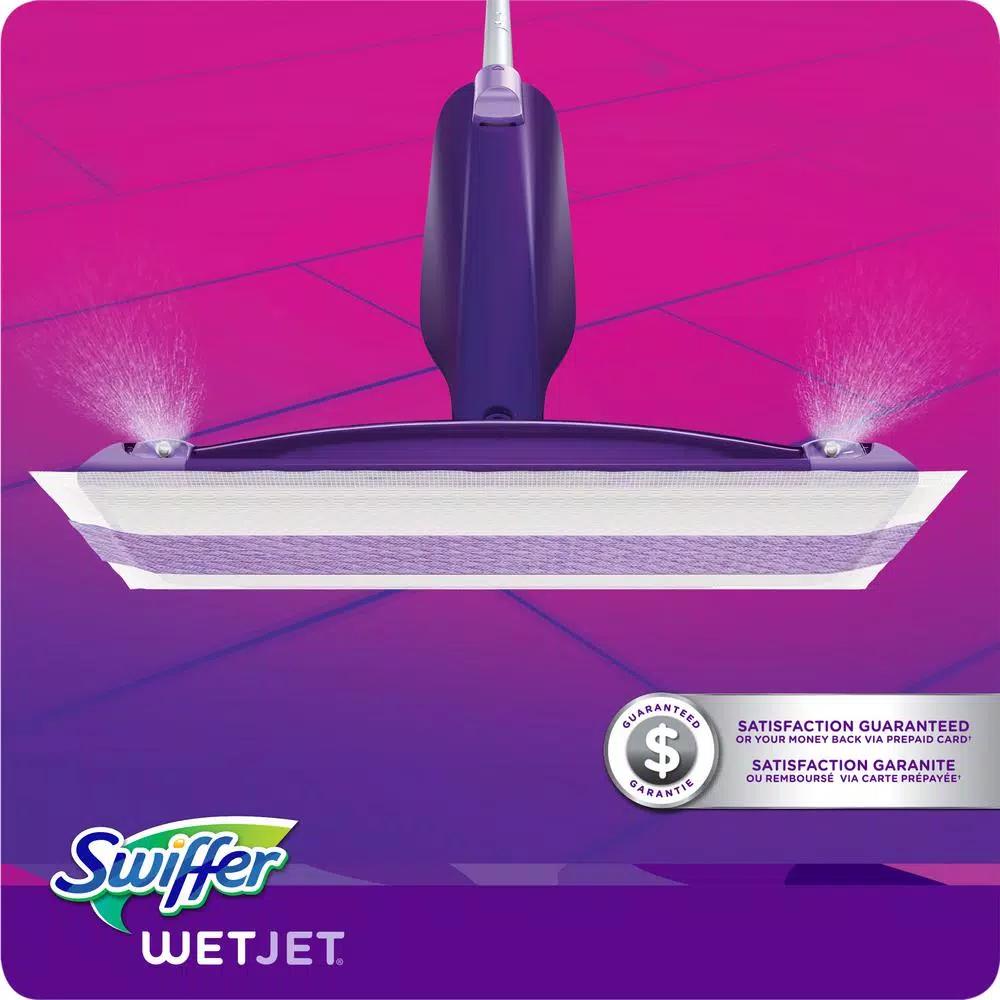 Swiffer WetJet Power Mop Starter Kit for Hardwood, Laminate, and Tile Floors