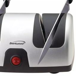 Brentwood Appliances TS-1001 2-Stage Electric Knife Sharpener with Diamond Abrasive thumbnail 4