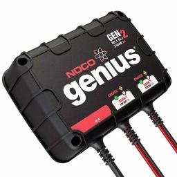 NOCO Genius GENM2 8 Amp 2-Bank On-Board Battery Charger for 12V Lead Acid Batteries thumbnail 3