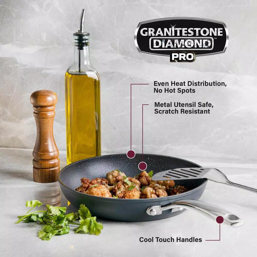 GraniteStone Professional 13-Piece Hard Anodized Nonstick Cookware Set