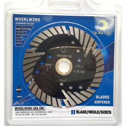 Whirlwind USA 4 in. Turbo Segmented Diamond Saw Blade for Granite, Marble, and Concrete thumbnail 3