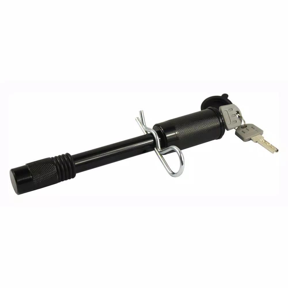 MaxxHaul Hitch Pin Lock Set - 5/8 in. & 1/2 in. Diameter Anti-Rattle Trailer Pins for Class I-V Hitches
