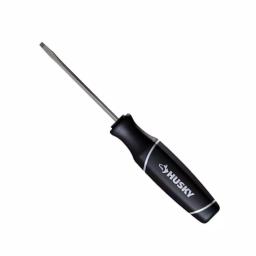 Husky 1/8 in. x 2-1/2 in. Slotted Screwdriver with Ergonomic Pentagonal Handle thumbnail 1