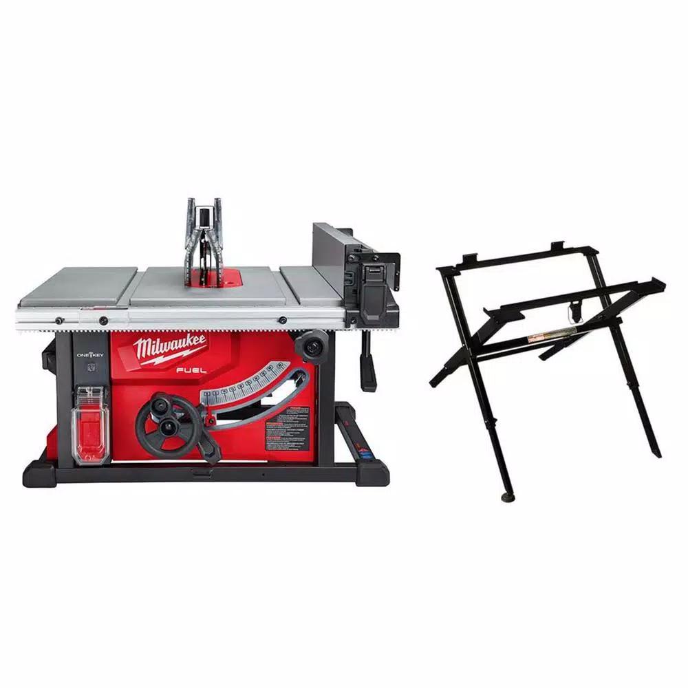 Milwaukee M18 FUEL ONE-KEY 8-1/4 in. Cordless Table Saw with Folding Stand