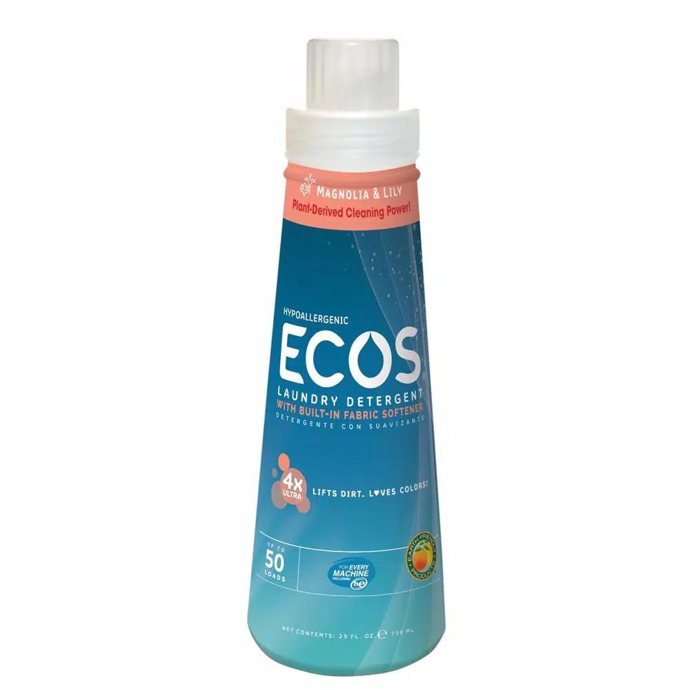 ECOS 4x Ultra Concentrate Laundry Detergent, Magnolia & Lily, 25 oz
