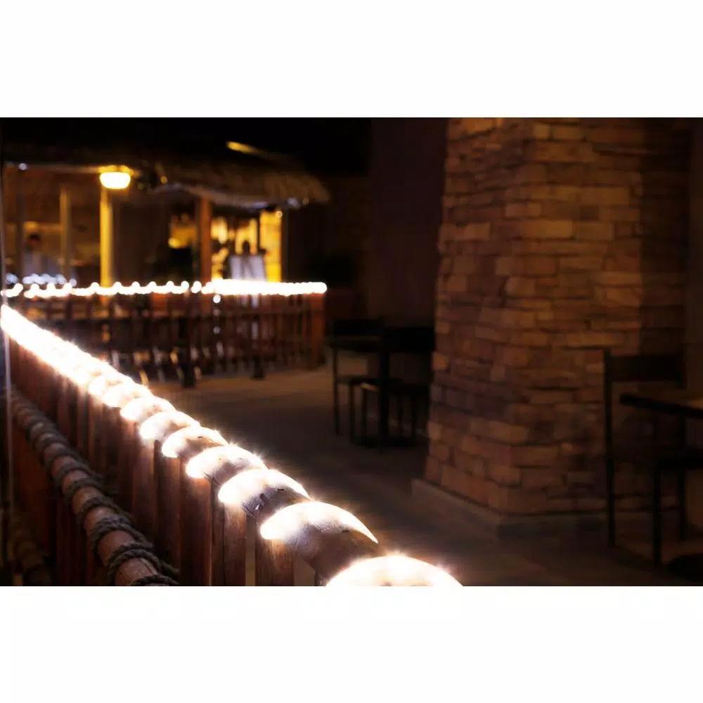 DEERPORT DECOR 96 ft. White LED Rope Light 2-Pack, 360° Directional Shine Indoor/Outdoor Decorative Lighting