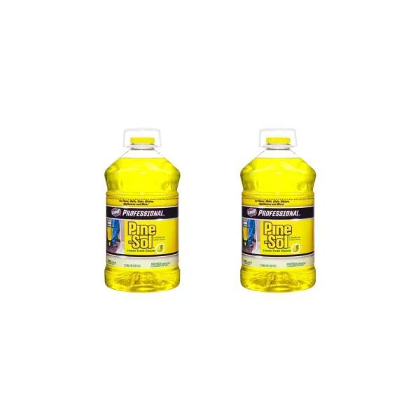 Pine-Sol Professional Multi-Surface Cleaner, Lemon Fresh, 144 oz. (2-Pack)