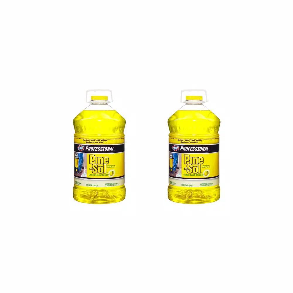 Pine-Sol Professional Multi-Surface Cleaner, Lemon Fresh, 144 oz. (2-Pack)