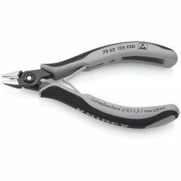 KNIPEX 5 in. Precision Electronics Diagonal Cutters with ESD Handles thumbnail 2
