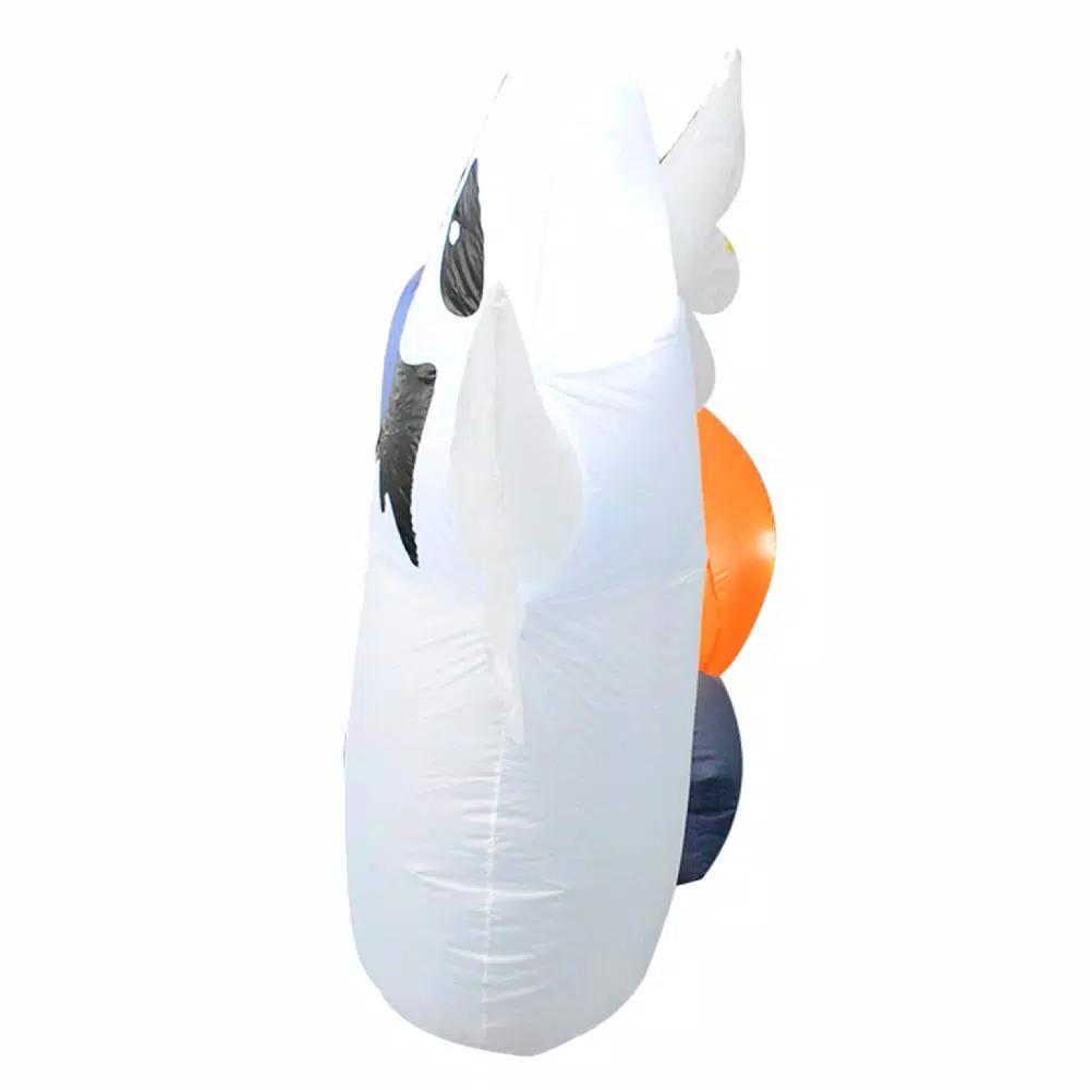 ALEKO's 5.5 ft. Pre-Lit Halloween Inflatable Ghost and Jack-o'-lantern RIP Trio