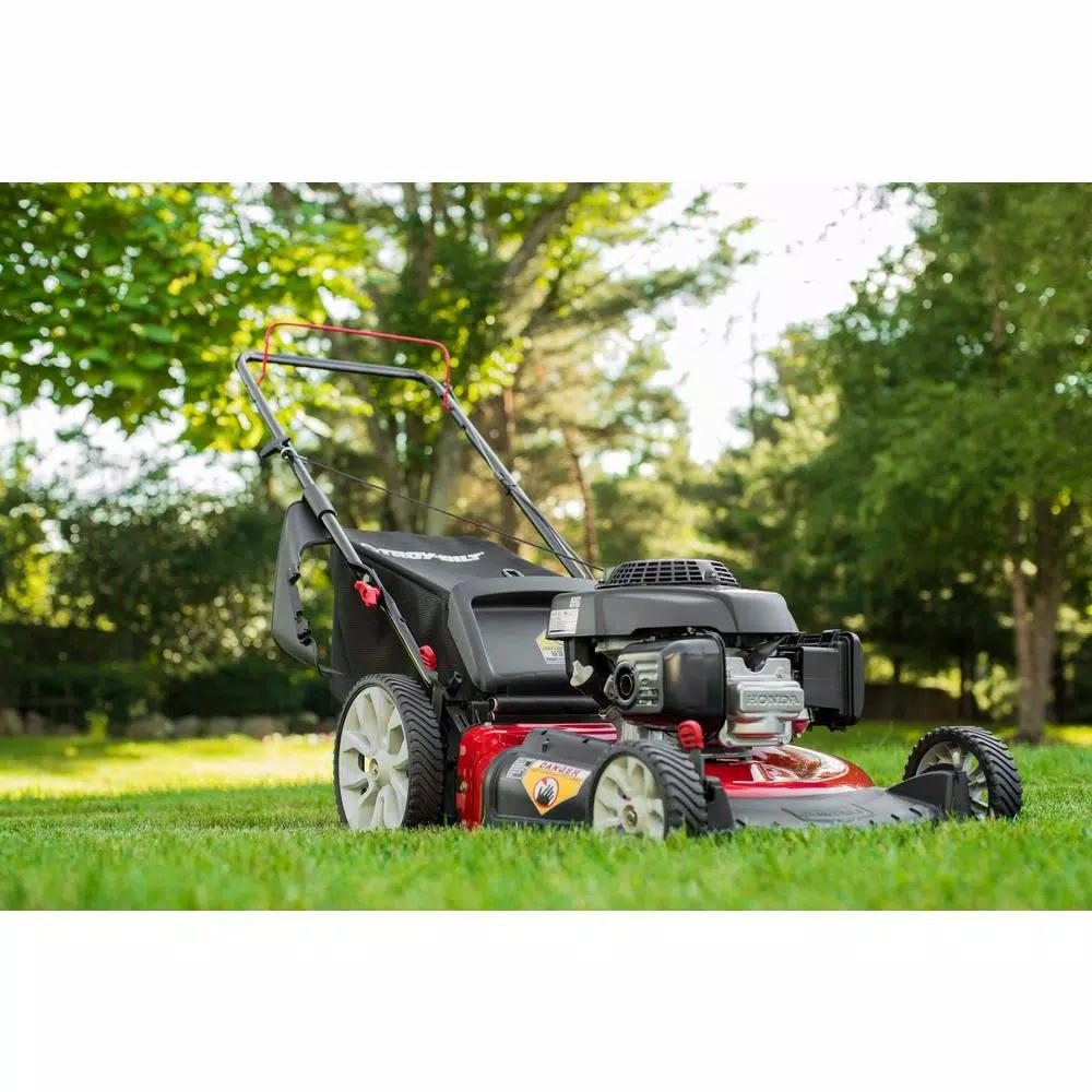 Troy-Bilt 21 in. Gas Push Mower with 160cc Honda Engine and TriAction Cutting System