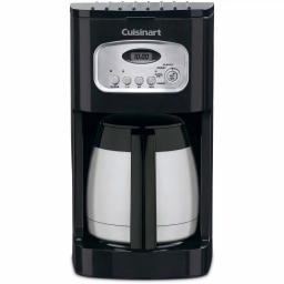 Cuisinart 10-Cup Black Programmable Thermal Coffee Maker with Stainless Accents thumbnail 1