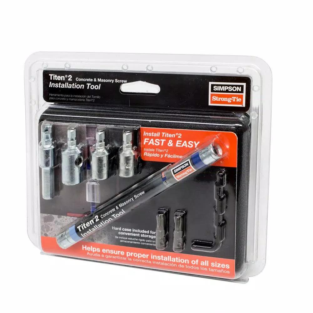 Simpson Strong-Tie Titen Screw Installation Tool Kit