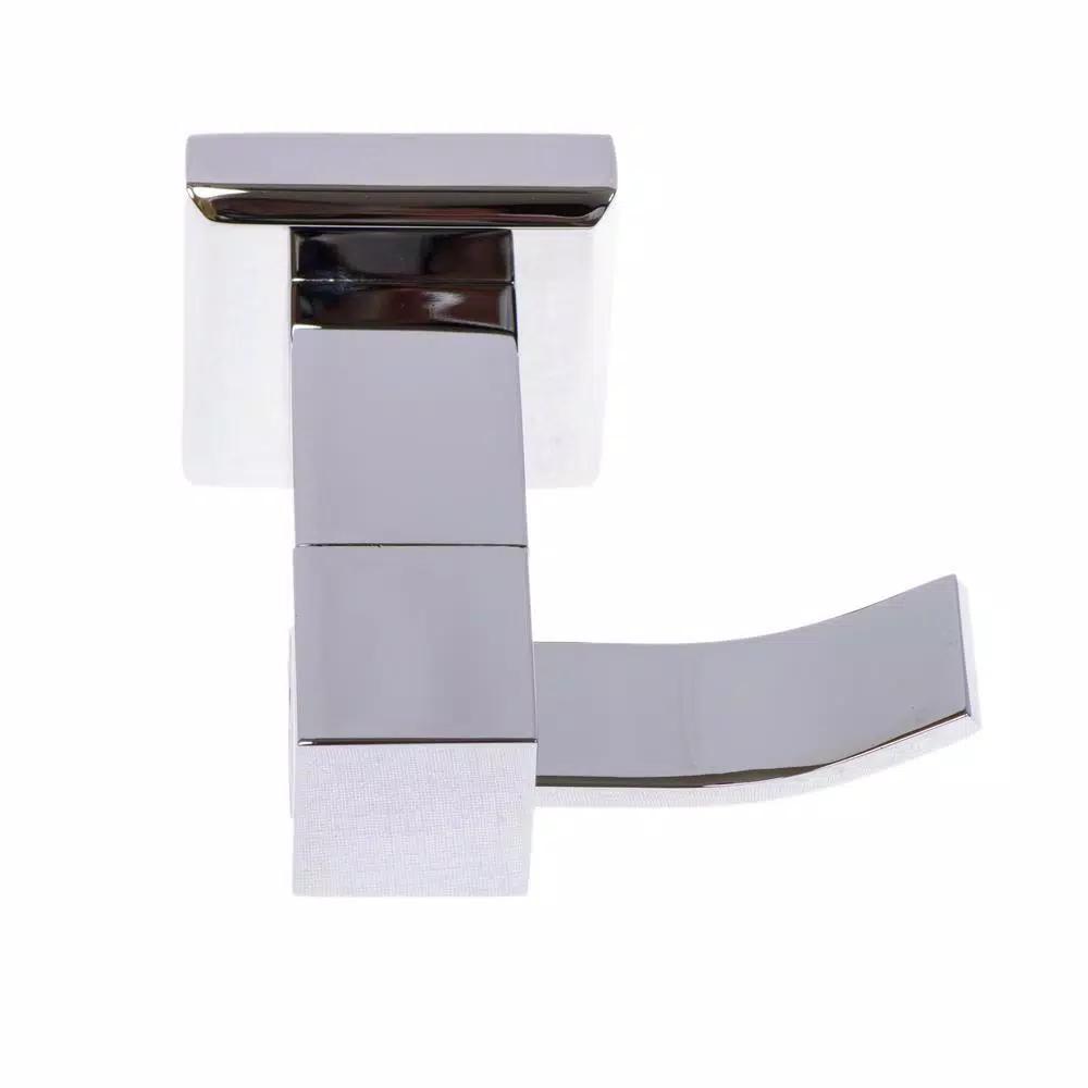 Italia Roma Single Robe Hook - Polished Chrome - Solid Brass