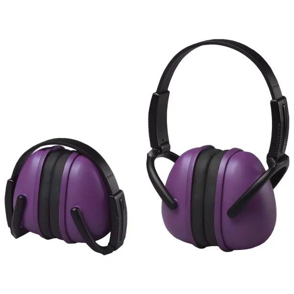 ERB 239 Foldable Ear Muffs, 23 dB NRR, Purple