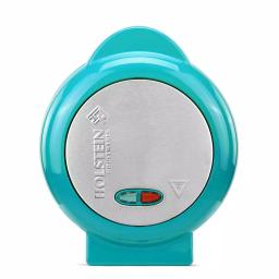 HOLSTEIN HOUSEWARES Holstein 4-Egg Omelette Maker, 2-Section Non-Stick Egg Cooker in Teal and Stainless Steel thumbnail 4