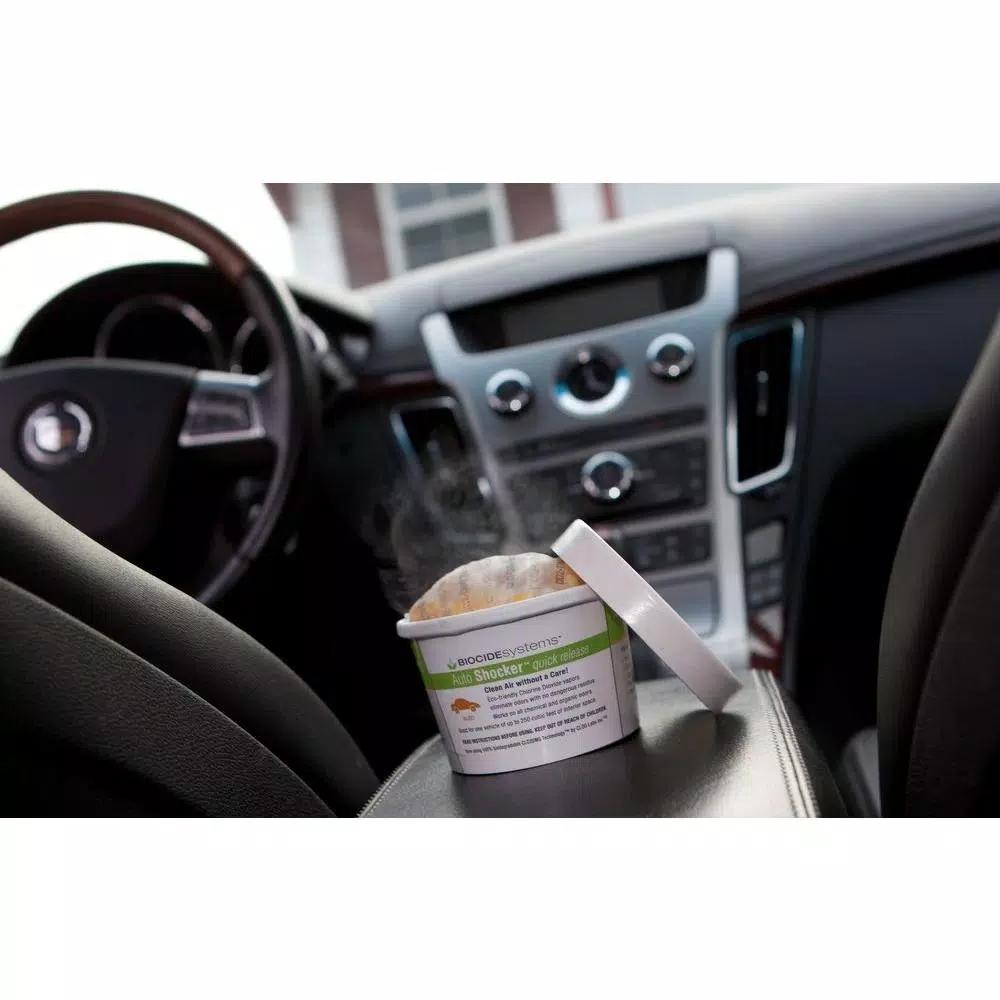 Biocide Systems Auto Shocker 11g Chlorine Dioxide ClO2 Odor Eliminator for Car Interiors
