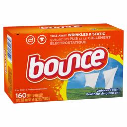 Bounce Outdoor Fresh Scent Fabric Softener Dryer Sheets, 160-Count thumbnail 2