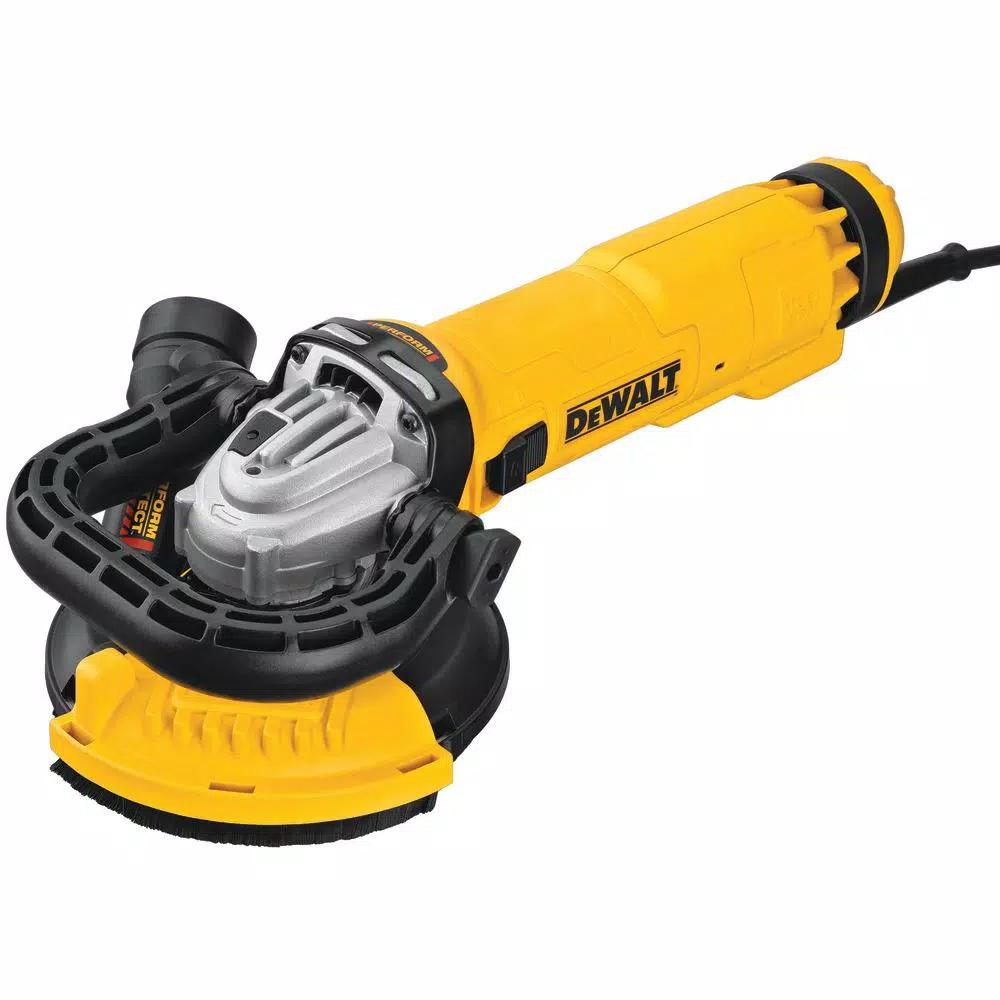 DEWALT 13 Amp Corded Angle Grinder Kit with 5 in. Surface Grinding Dust Shroud