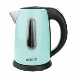 Brentwood Appliances 1-Liter Blue Stainless Steel Cordless Electric Kettle thumbnail 1