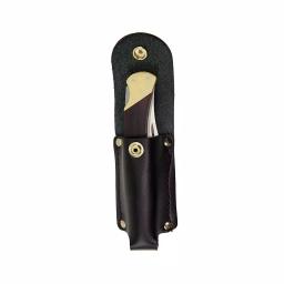 Klein Tools Klein's Sportsman Folding Knife with Ebony Wood Handle and Stainless Steel Clip Point Blade thumbnail 4